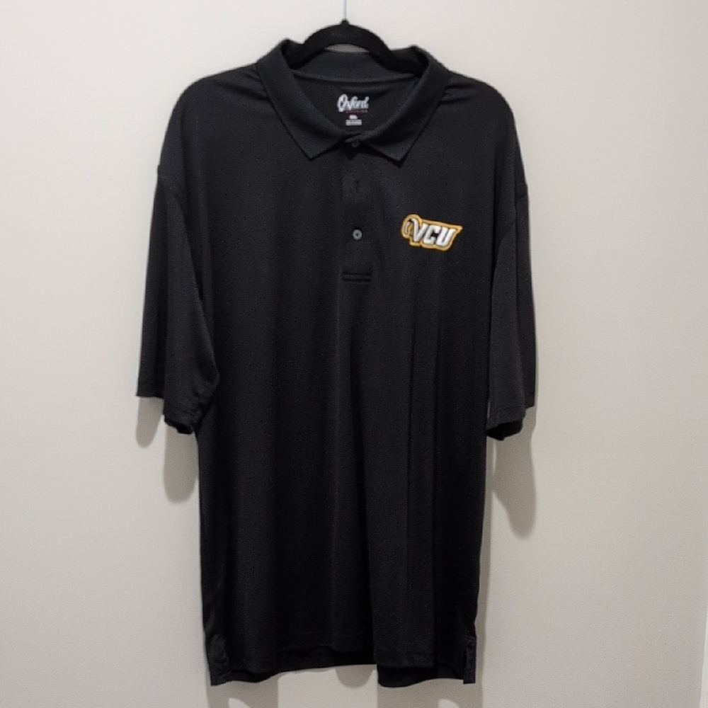 VCU Oxford Black Polo Shirt